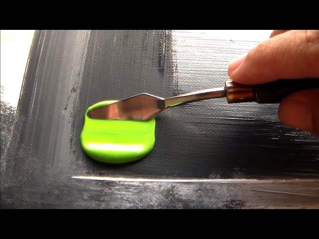 Easy Abstract Painting Using Three Acrylic Paints