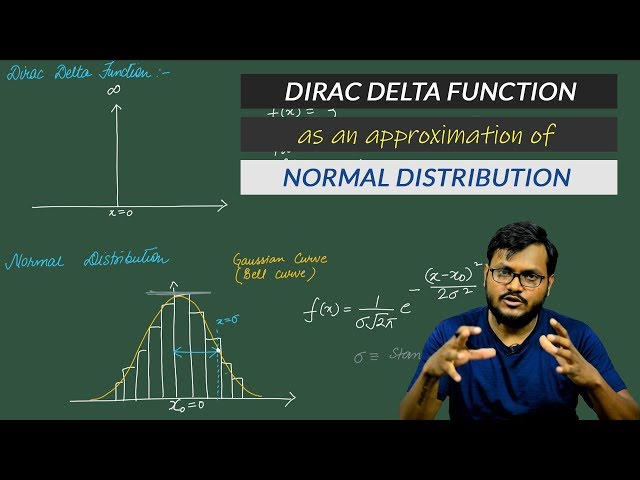 Dirac Delta as an approximation of Normal Distribution