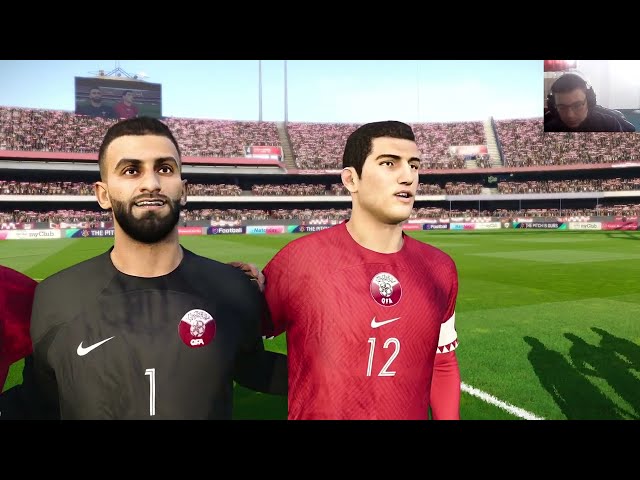 Qatar vs Livan | Asian Cup 2024 Qatar eFootball Pes Gameplay