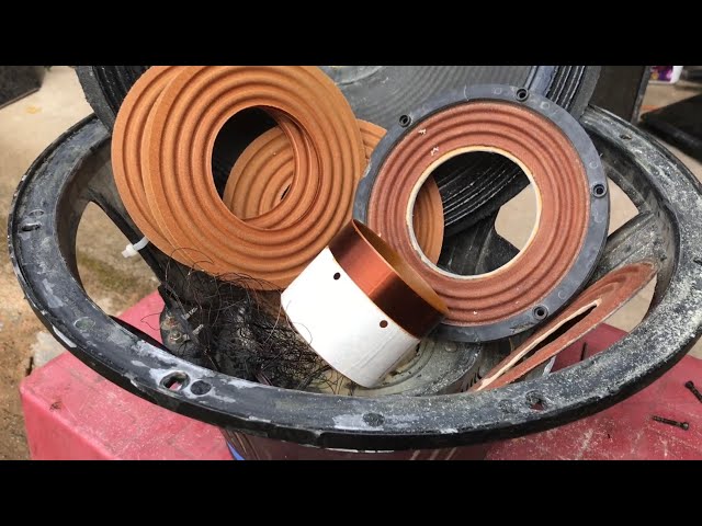 Full video of the speaker coil replacement process