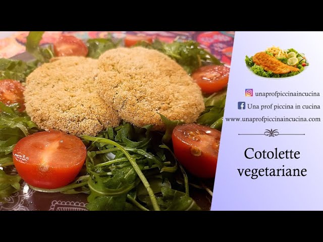 Cotolette vegetariane di zucchine
