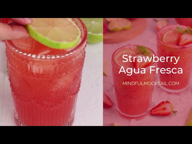 Simple Strawberry Agua Fresca