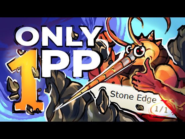Using Each Move Only ONCE (The 1 PP Challenge) | Pokemon Showdown