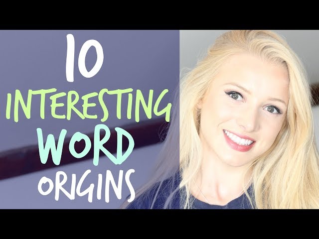 10 Words with Interesting Origins (Etymology) | English Vocabulary Lesson