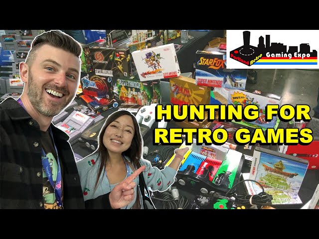 Searching for Classic Games at Portland Retro Gaming Expo [VLOG] - Super Kit & Krysta 64