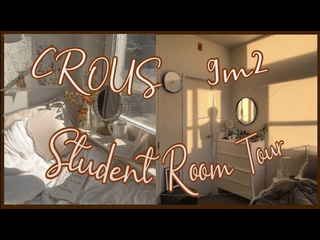CROUS 9m2 Detailed Room Tour France(Mon Logement /Appartement)|Cozy Student Dorm In France 🇫🇷
