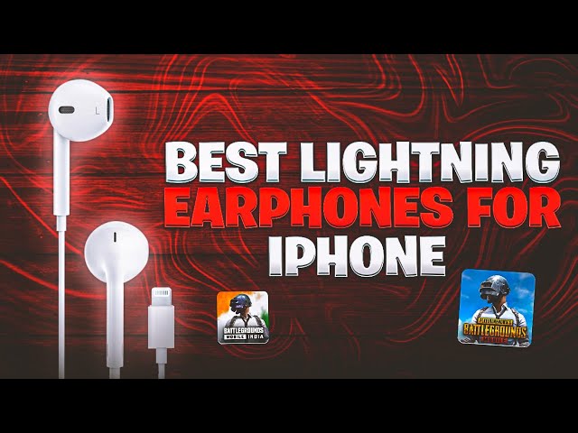 🔥Best Lightning Earphones for Bgmi Pubg (2024) | Best Lightning earphone for iPhone