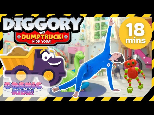 Diggory the Dumptruck | A Cosmic Kids Yoga Adventure!