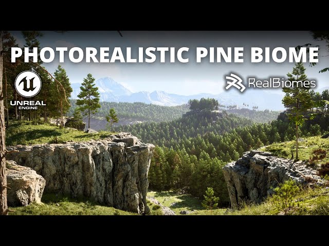 The BEST Looking Unreal Engine 5 NEXT-GEN Pine Forest - RealBiomes RTX 4090