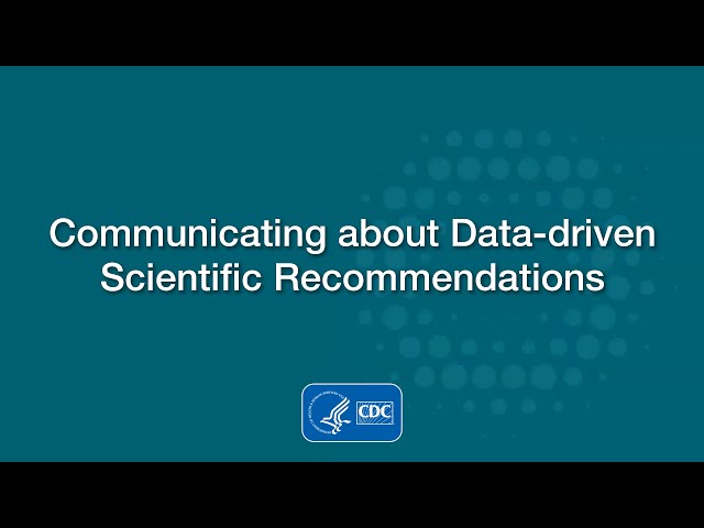Communicating about Data-driven Scientific Recommendations