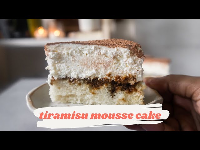 Eggless Tiramisu Mousse Cake|Step-by-Step Recipe|Irresistible Dessert Delight|The Cupcake Confession