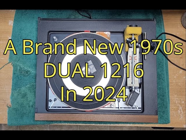 A Brand New 1970s Dual 1216 Turntable in 2024