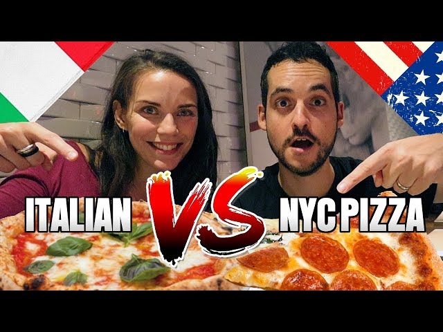DO REAL Italians Like NYC Pizza? (Neapolitan vs NYC Pizza !)