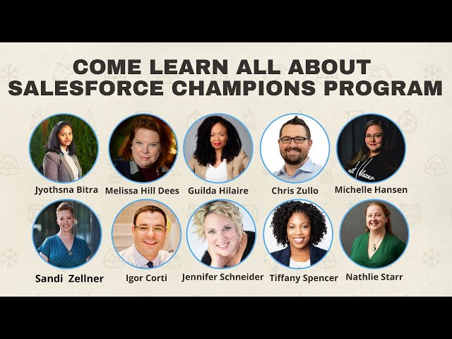 Come Learn All about Salesforce Champions Program