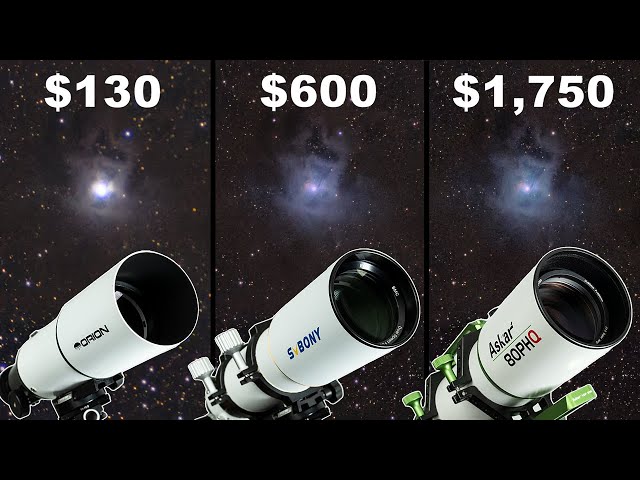 $130 Telescope vs. $600 Telescope vs. $1,750 Telescope
