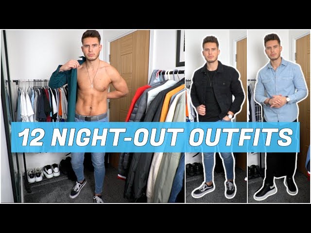 12 Simple Men's Night Out Outfits | Men's Fashion | Nightclub & Date Night Outfit Ideas
