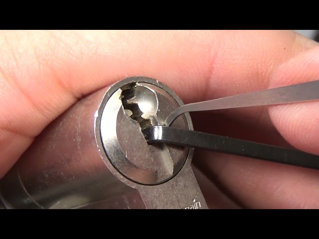 1036 PFAFFENHAIN PIN TUMBLER FROM LOCK NOOB PICKED & GUTTED eng sub