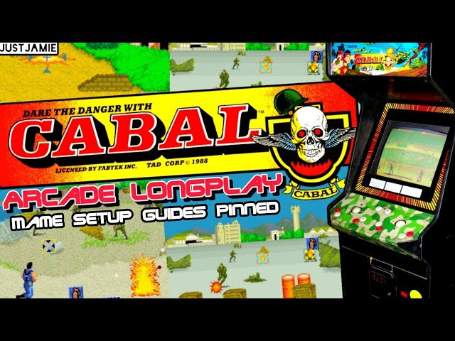 Cabal Arcade TAD Corporation/Taito 1988 ☆ Longplay #cabal #arcadegames #mame