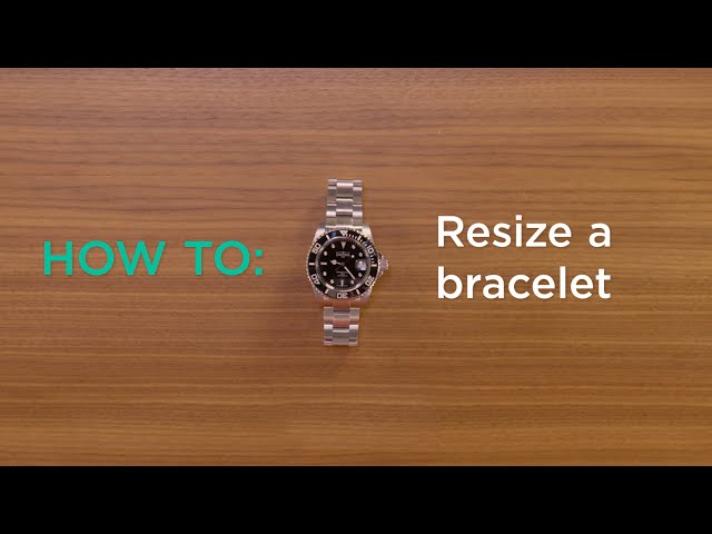 Resize a bracelet on a watch | How to with WatchShop