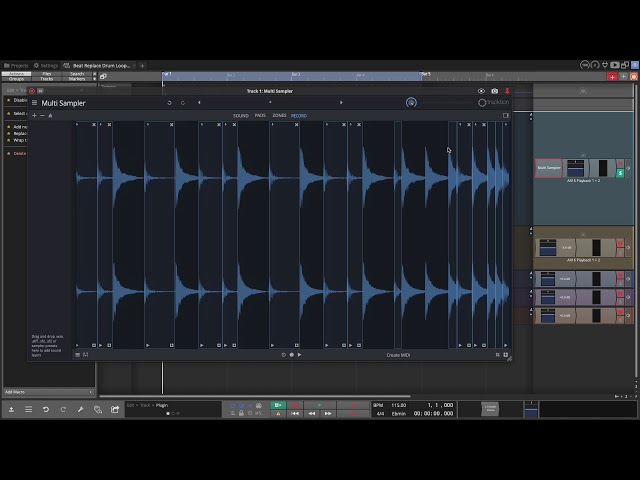 Waveform Multi Sampler - Beat Replace Drum Loop (Video 20)