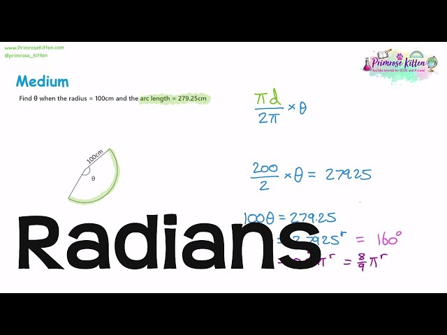 Radians | Revision for maths A-Level and IB
