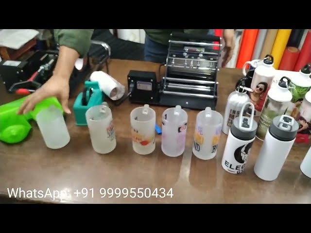 Sublimation Printing with ST220 Sipper Tumbler Heat Press Machine @konceptSublimation