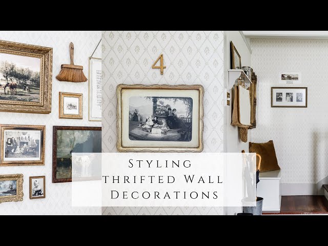 Styling Thrifted Wall Decorations