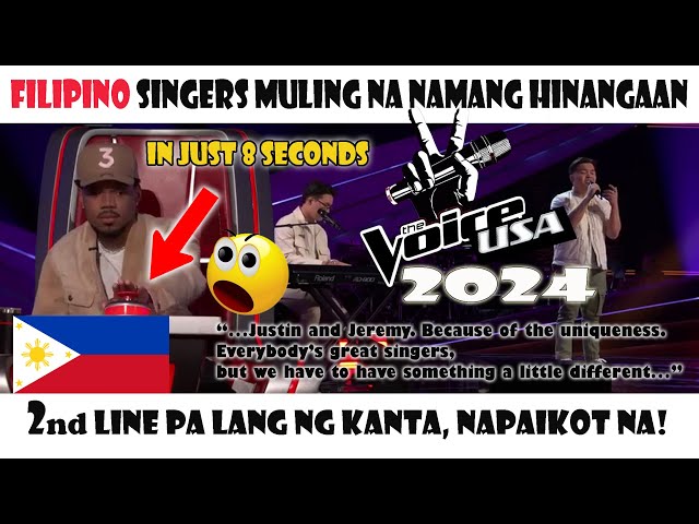 Filipino Singers | The Voice USA | Justin & Jeremy Garcia | Hinangaan Sa Kakaibang Performance!