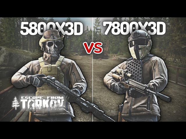 Faceoff e15 \\ 5800X3D vs 7800X3D // Escape From Tarkov // Battle of the X3Ds
