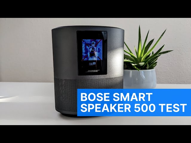 Bose Smart Speaker 500 Test: Premium Sound & Verarbeitung mit WLAN, Bluetooth und Sprachassistenten