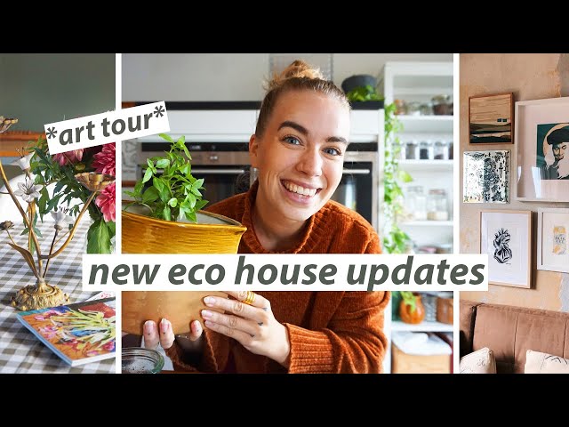 building my eco home // sustainable house improvements +  *ART TOUR*
