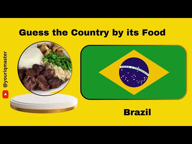 Food Challenge: Guess the Country by Its Food! 🌍🍽️ | Fun Game for Foodies!