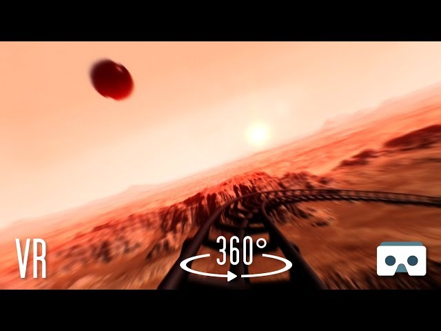 360 VR Mars Roller Coaster: Virtual Reality 360 3D Video