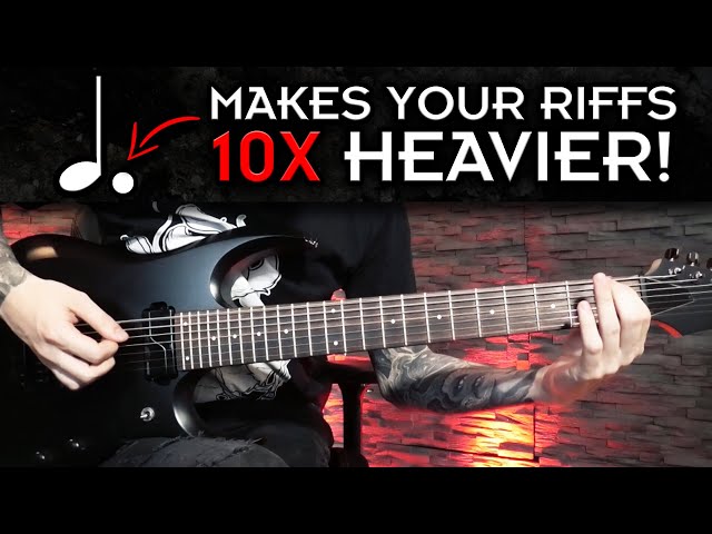 THIS Makes Your Riffs MUCH Heavier! (Secret Power Of Dotted Notes)