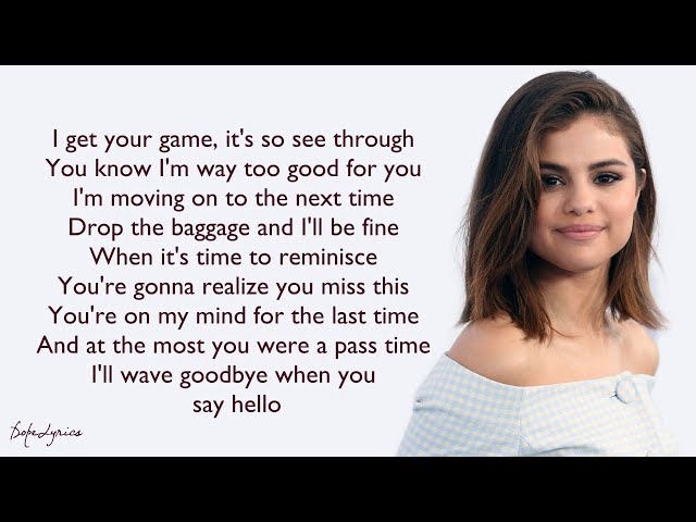Selena Gomez & The Scene - Sick Of You (Lyrics) 🎵