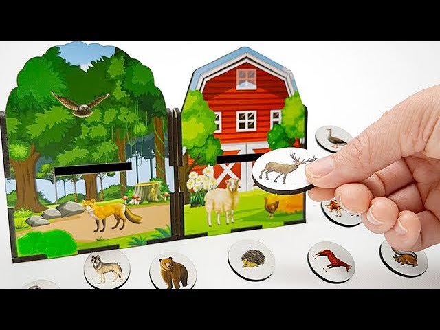 Let’s Learn About Farm and Forest Animals - Educational Game for Toddlers 🐾🌳