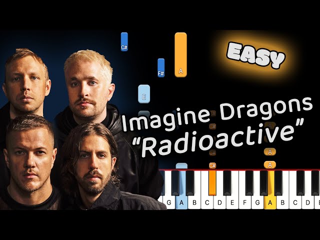 Learn To Play Radioactive Imagine Dragons on Piano! (Easy)