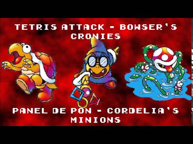 Tetris Attack / Panel de Pon - Bowser's Cronies / Cordelias Minions [SNES Remake 2016]