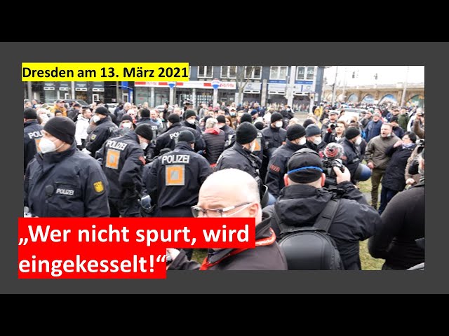 Doku des Polizeieinsatzes vom 13. März in Dresden - KLARTEXT [PI POLITIK SPEZIAL]