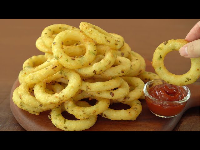 Best Garlic Flavor, Garlic Potato Rings :: Fried Potatoes :: Potato Snacks