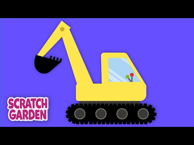The Diggers Song | Construction Vehicle Song | Scratch Garden