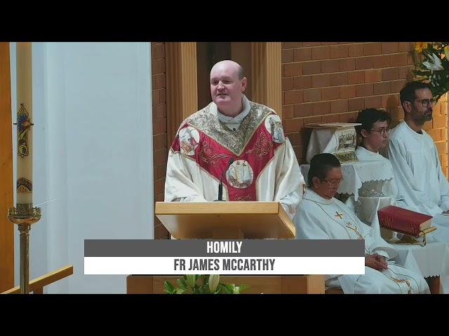 Homily of Fr James McCarthy for Easter Vigil Mass, 7pm Saturday 8 April 2023