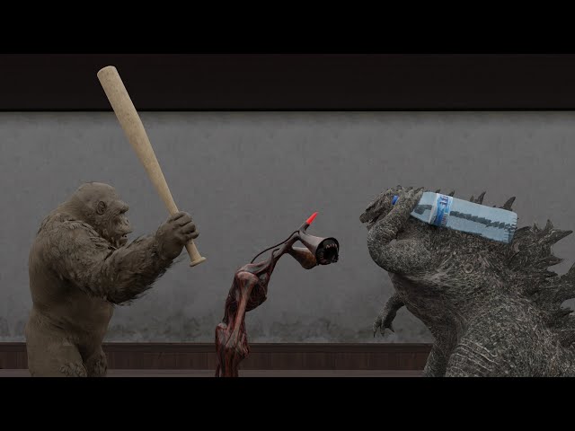Godzilla vs. Kong - Siren Head: Troll Funny [HD]