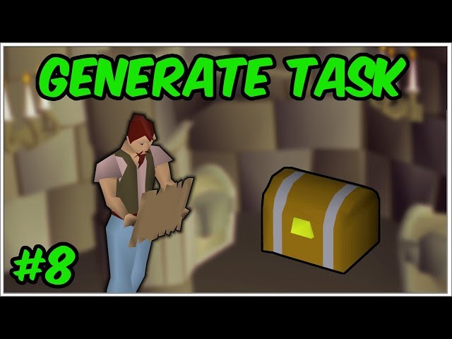 The perfect Clue Scroll reward - GenerateTask #8
