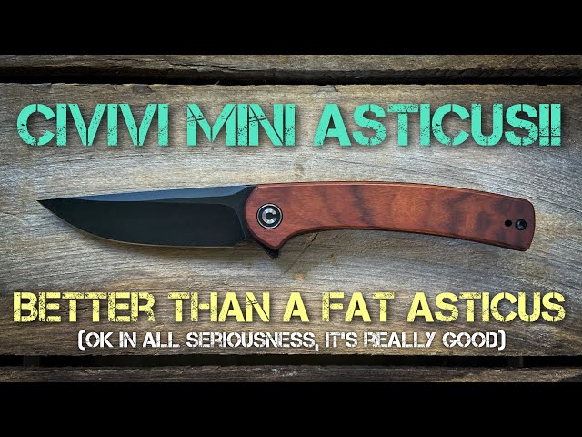 Civivi Mini Asticus - Full Review!! The Asticus Civivi should’ve made the first time around!!