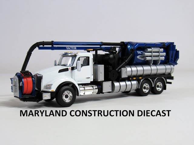 1:50 Kenworth T880 Vactor Vacuum Truck Review by First Gear trucks