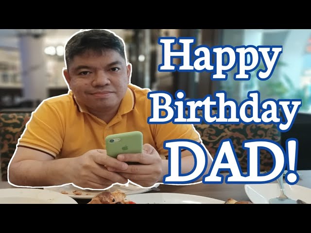 HAPPY BIRTHDAY DAD! | TINAMARI CROV