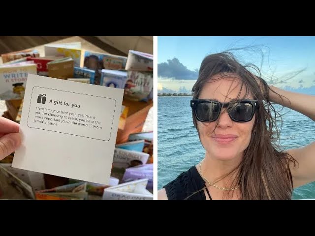 Done Jennifer Garner Makes Elementary Teacher’s Year Special With A Special Gift