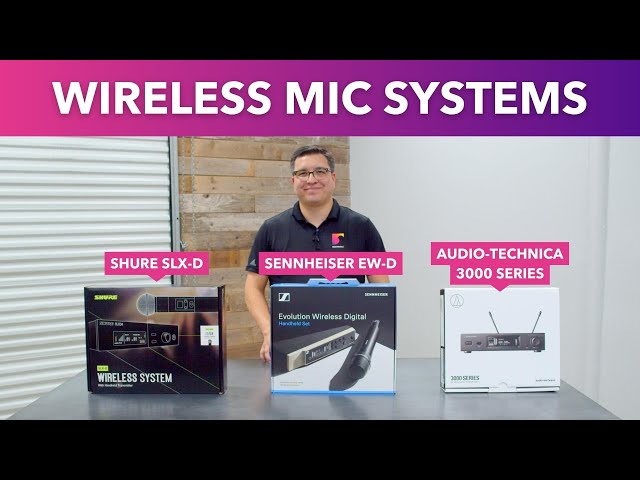 Best Mid-Range Wireless Mic System: Shure SLX-D, Sennheiser EW-D, or Audio-Technica 3000 Series?