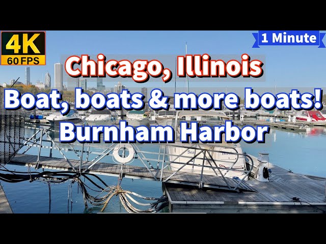 Tour of Burnham Harbor in Chicago, Illinois ⚓️